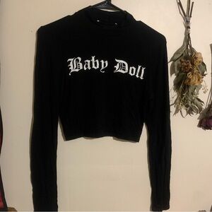 babydoll long sleeve turtleneck